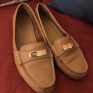 COACH Fredrica Leather Loafers - Size 7.5 / 37.5